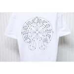 Chrome Hearts Hot diamond logo glitter short sleeves