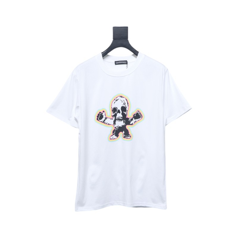 Chrome Hearts Skull graffiti crew neck short sleeves
