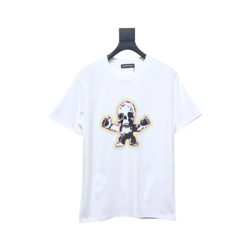 Chrome Hearts Skull graffiti crew neck short sleeves