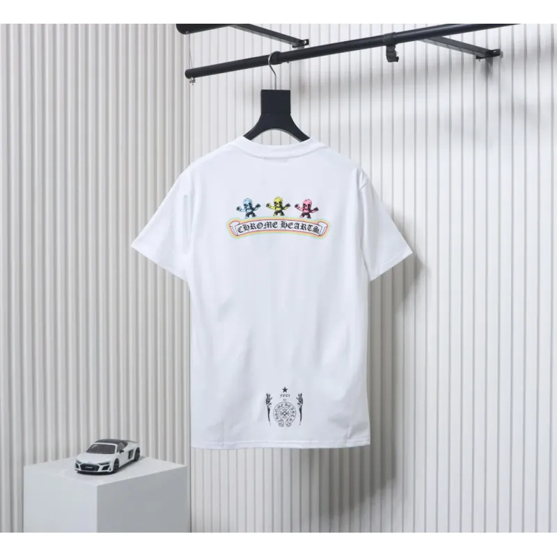 Chrome Hearts Skull graffiti crew neck short sleeves