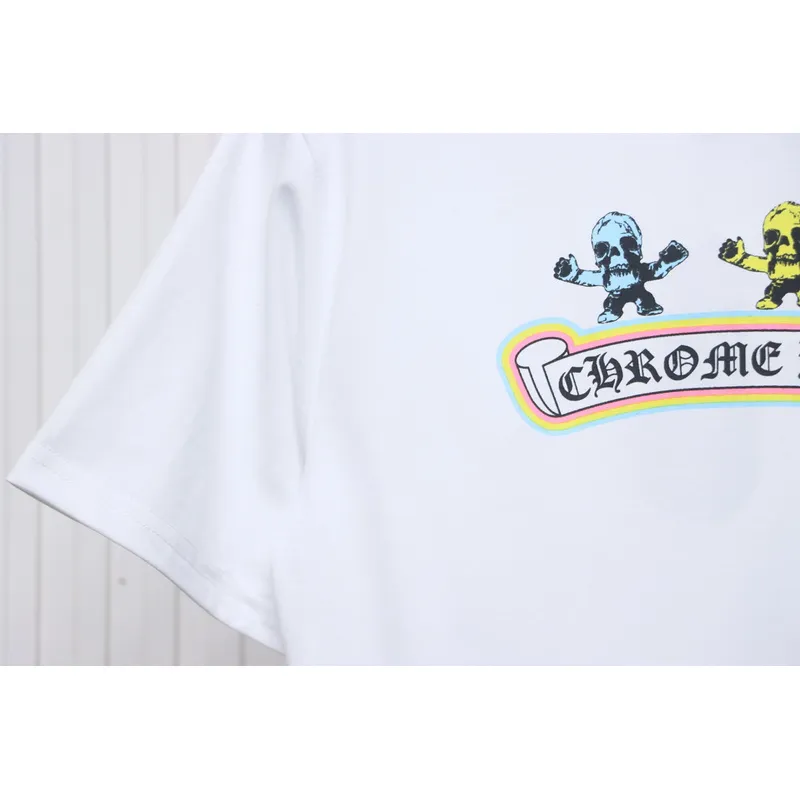 Chrome Hearts Skull graffiti crew neck short sleeves