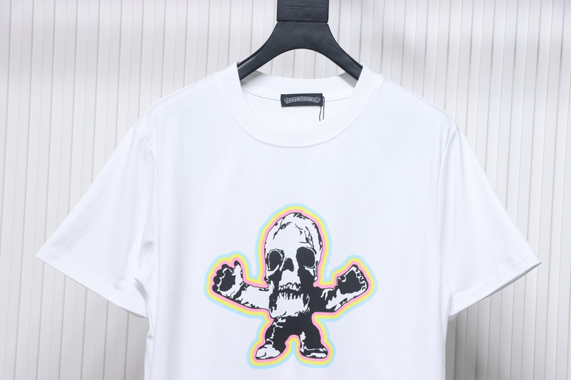 Chrome Hearts Skull graffiti crew neck short sleeves