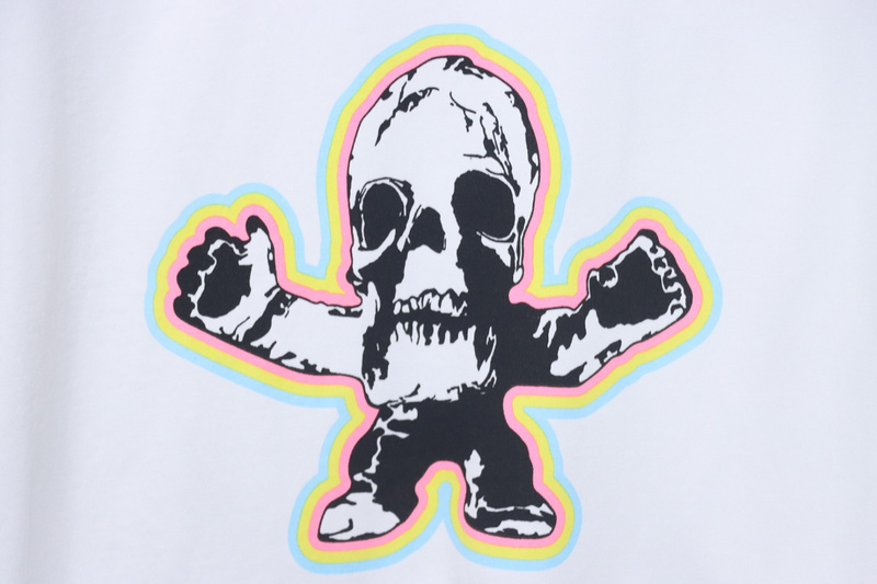 Chrome Hearts Skull graffiti crew neck short sleeves