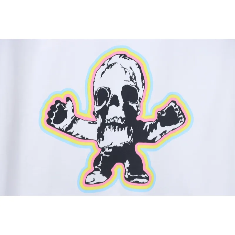 Chrome Hearts Skull graffiti crew neck short sleeves