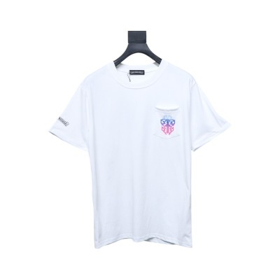 Chrome Hearts White Colorful Sanskrit Sword T-shirt 01