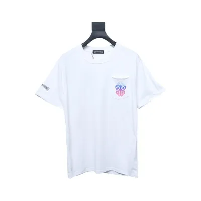 Chrome Hearts White Colorful Sanskrit Sword T-shirt 01