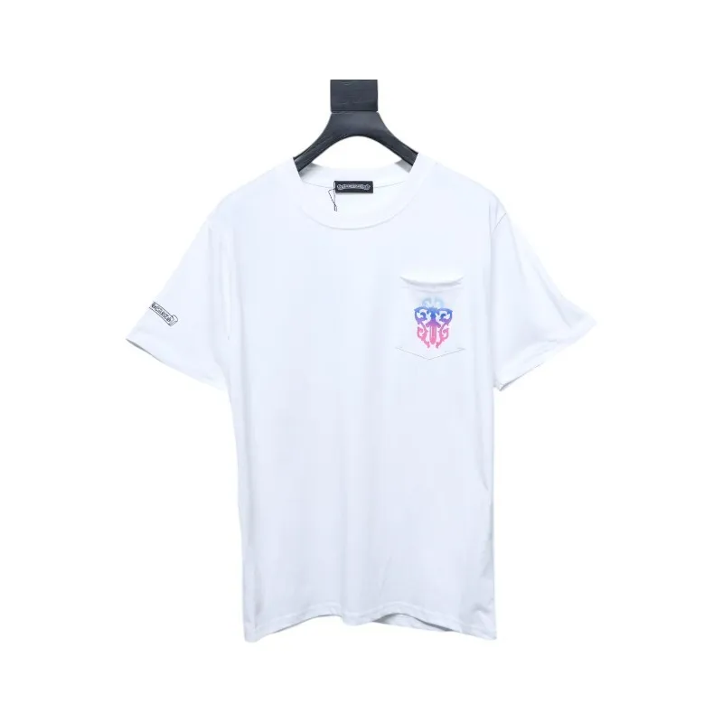 Chrome Hearts White Colorful Sanskrit Sword T-shirt
