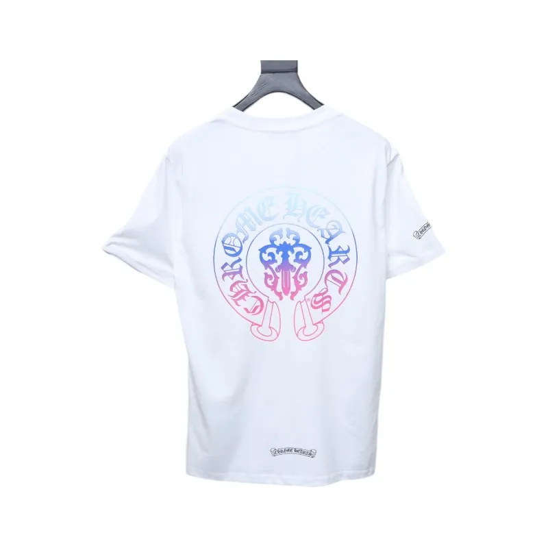 Chrome Hearts White Colorful Sanskrit Sword T-shirt