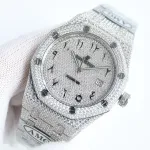 PKStockX Audemars Piguet with White Diamonds and Arabic Dial 41mm