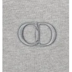 Dior CD Icon Hooded Sweatshirt Grey Cotton Fleece