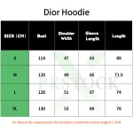 Dior CD Icon Hooded Sweatshirt Grey Cotton Fleece