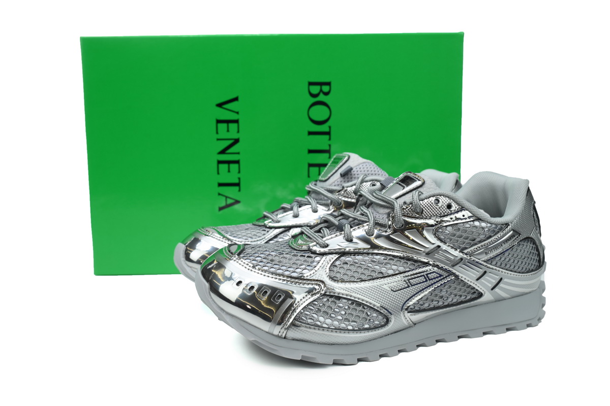 PK God Batch Bottega Veneta Orbit Sneaker Grey Silver