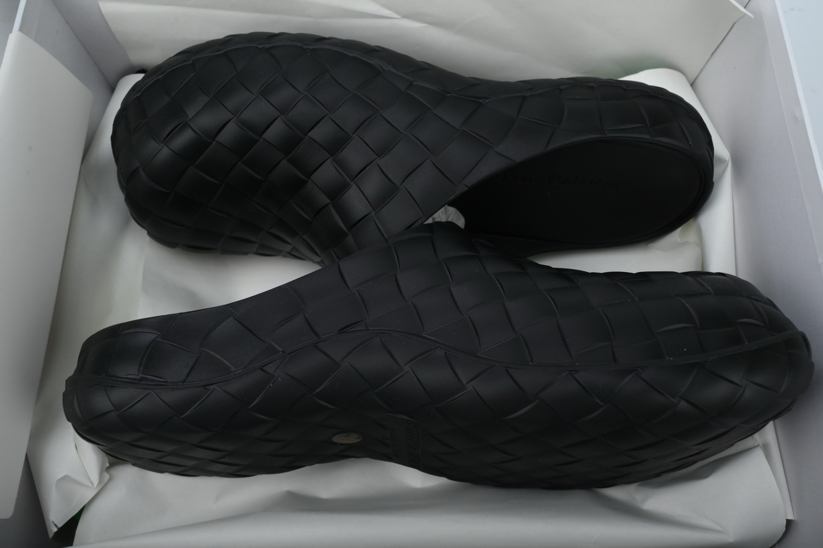 PK God Batch Bottega Veneta Slider Sandals Black
