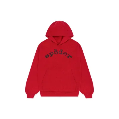 Sp5der VVS Hoodie Red 01