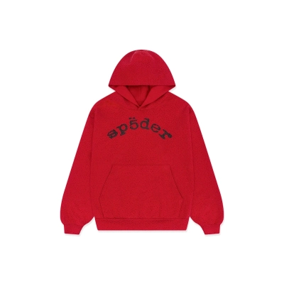 Sp5der VVS Hoodie Red 01