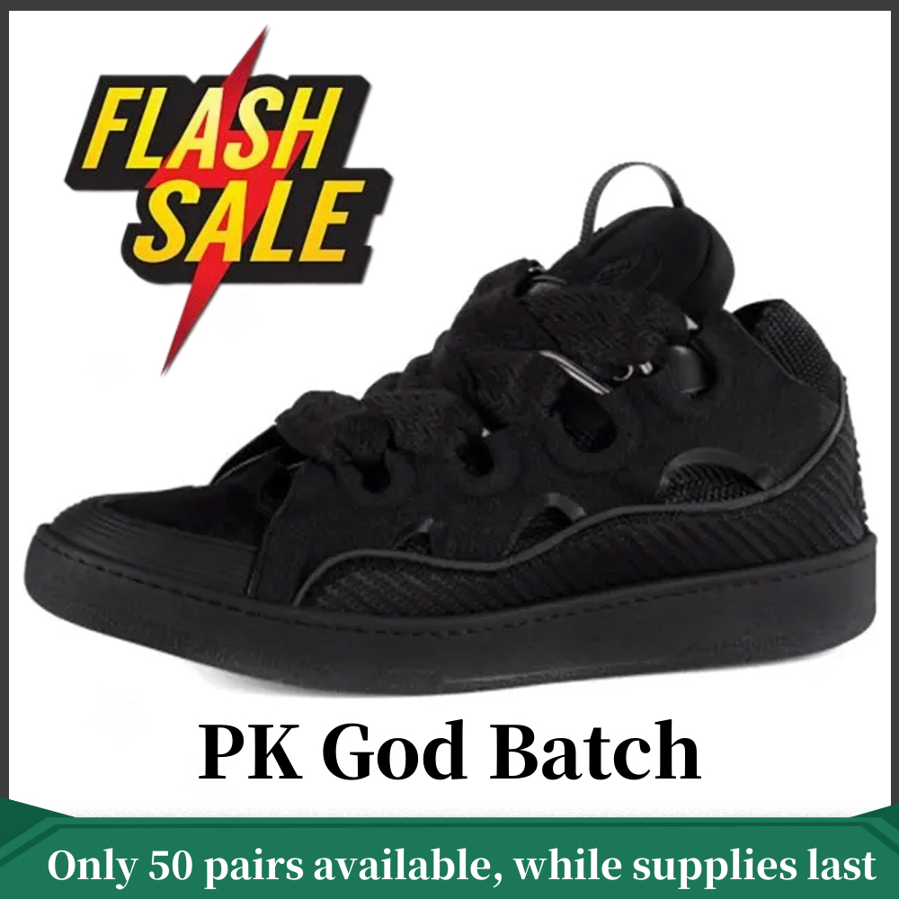 LANVIN Curb Sneakers Black