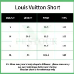 Louis Vuitton Monogram Workwear Denim Shorts Black
