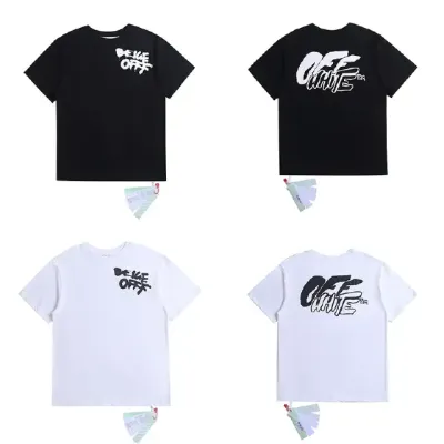 Off-White Tee TS-14 – Thread Street Black/White 01
