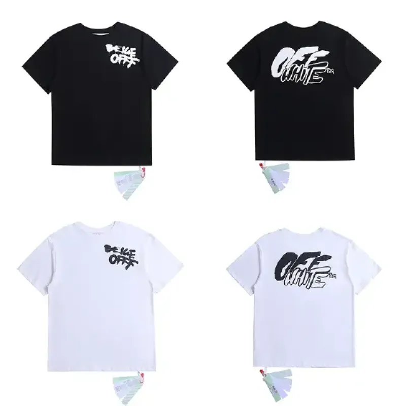 Off-White Tee TS-14 – Thread Street Black/White