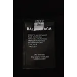 Balenciaga 25ss gradient letter embroidery short sleeve black