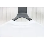 Balenciaga 25ss gradient letter embroidery short sleeve white