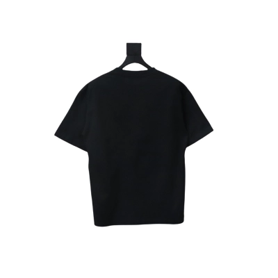 Balenciaga 25ss Sanskrit letters flocked print short sleeves 02