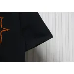 Balenciaga 25ss Sanskrit letters flocked print short sleeves