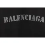 Balenciaga Blurred Inkjet Letters Short Sleeve T-shirt Black