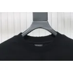 Balenciaga Blurred Inkjet Letters Short Sleeve T-shirt Black