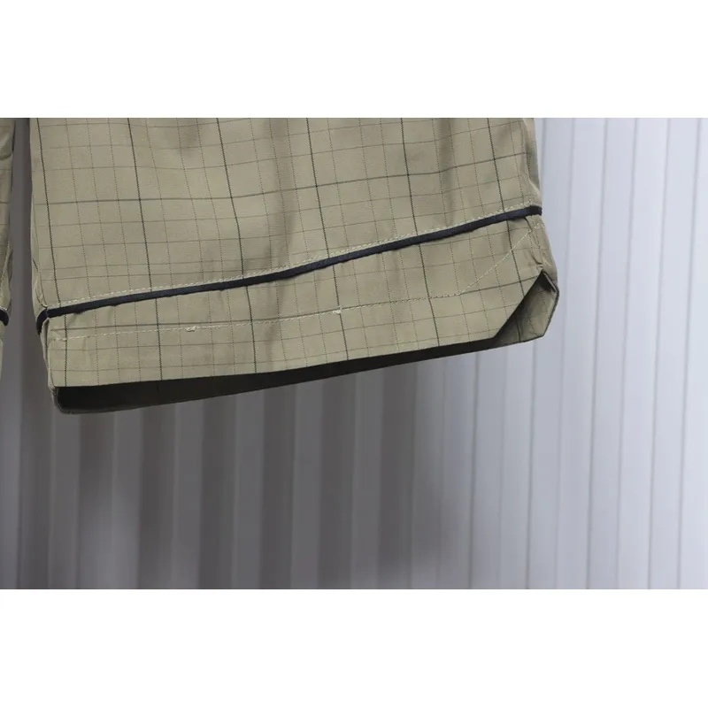 Balenciaga Plaid Letter Embroidered Shorts
