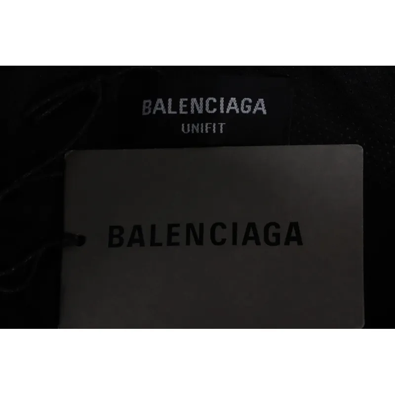 Balenciaga Plaid Letter Embroidered Shorts