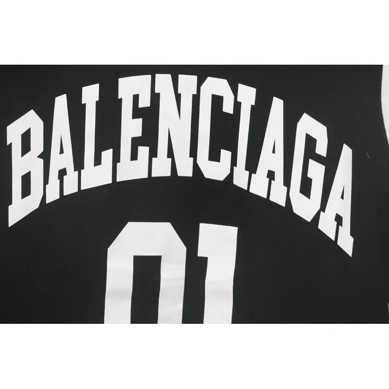 Balenciaga wool intarsia basketball vest