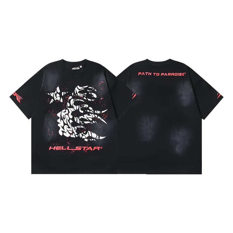 Hellstar T-Shirt Washed Black (NFC) EG692