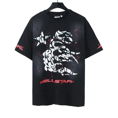 Hellstar T-Shirt Washed Black (NFC) EG692 01