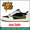 【Flash Sale】Air Jordan 1 Retro Low OG SP Travis Scott Olive (W) DZ4137-106