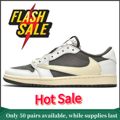 【Flash Sale】Air Jordan 1 Retro Low OG SP Travis Scott Reverse Mocha DM7866-162  01