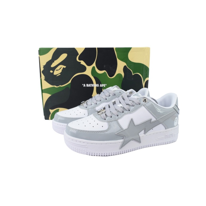 Bape STA OZXSHMX91310N A BATHING APE White Gray
