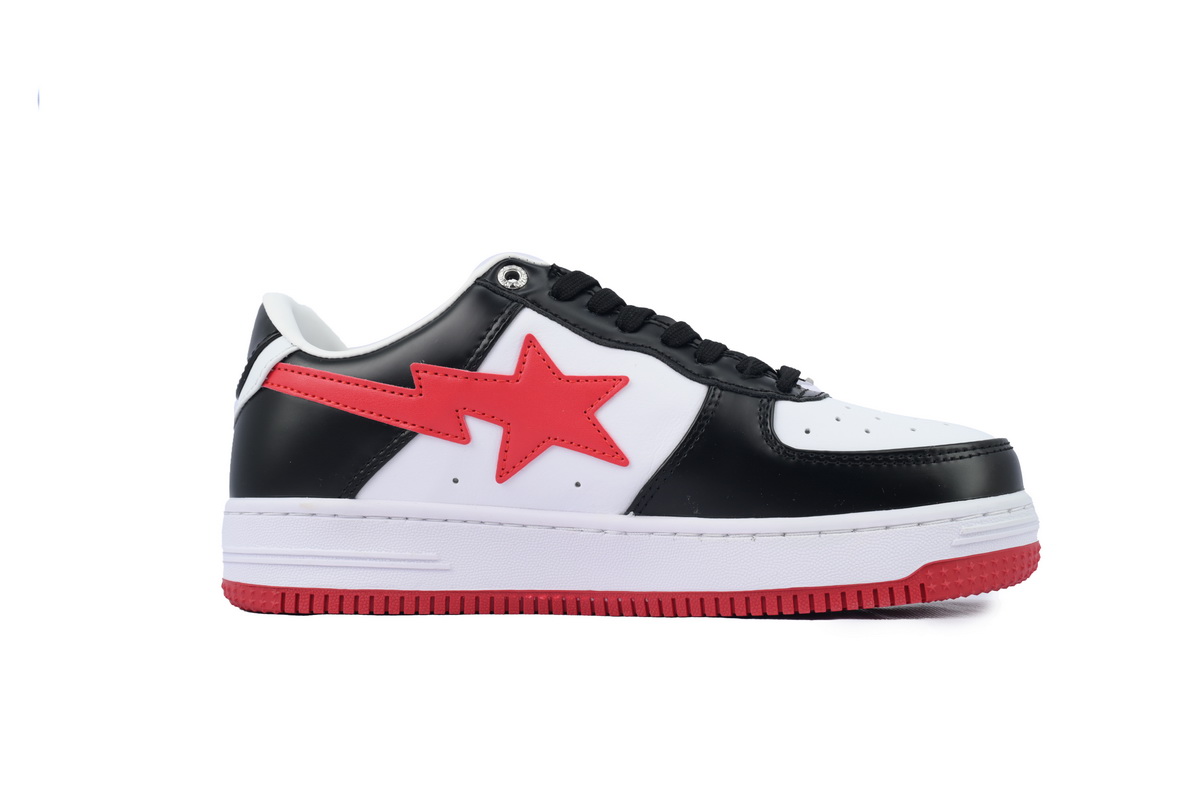 Bape STA OZXSHMX91310N A BATHING APE White black red
