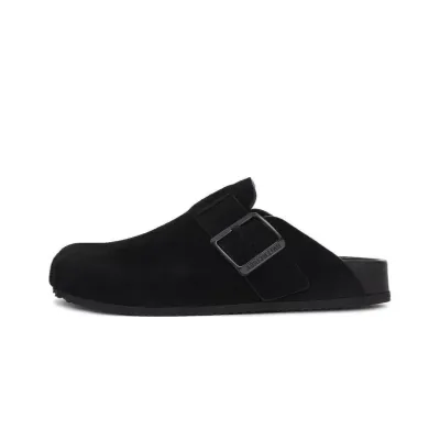 Balenciaga Sunday Mule Suede Black 01