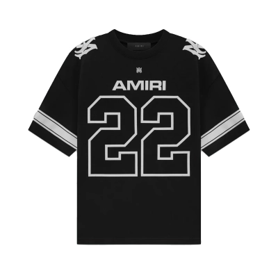 AMIRI 22 MESH TEE BLACK 01