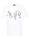 AMIRI White Staggered Chrome T-Shirt
