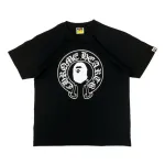 BAPE x Chrome Hearts Baby Milo T-shirt Black
