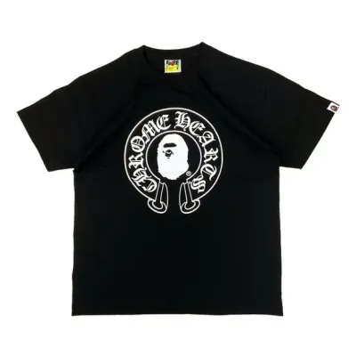 BAPE x Chrome Hearts Baby Milo T-shirt Black 01