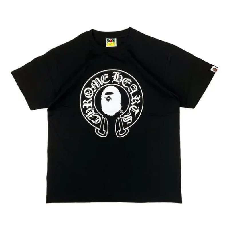 BAPE x Chrome Hearts Baby Milo T-shirt Black