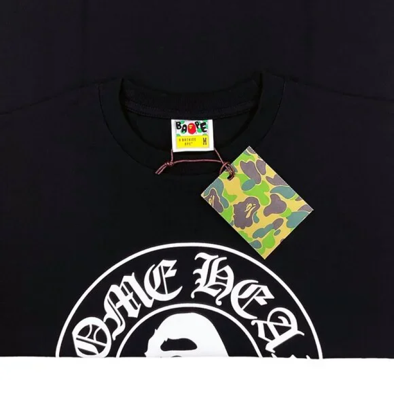 BAPE x Chrome Hearts Baby Milo T-shirt Black
