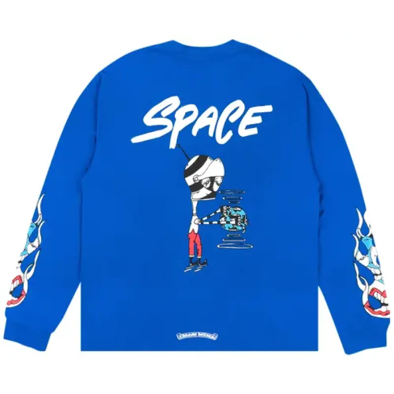 Chrome Hearts x Matty Boy Space Long-Sleeve T-Shirt 'Blue'