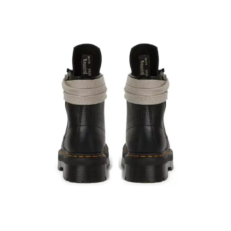 PK God Batch Dr. Martens x Rick Owens Strobe 1460 Quad Sole Jumbo Lace Boot 'Black'