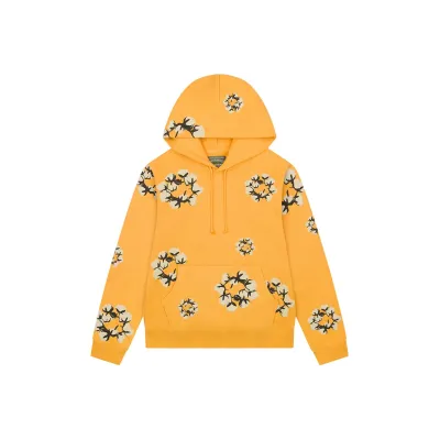 Denim Tears x CPFM Cactus Tears Wreath Hoodie Yellow 01
