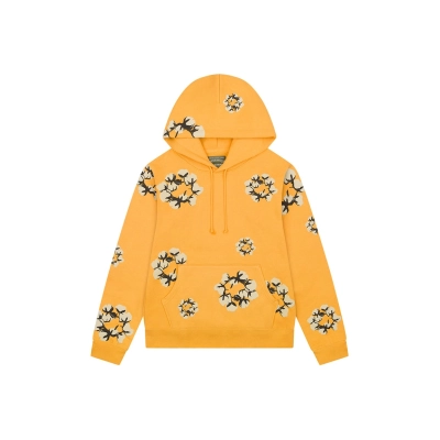 Denim Tears x CPFM Cactus Tears Wreath Hoodie Yellow 01