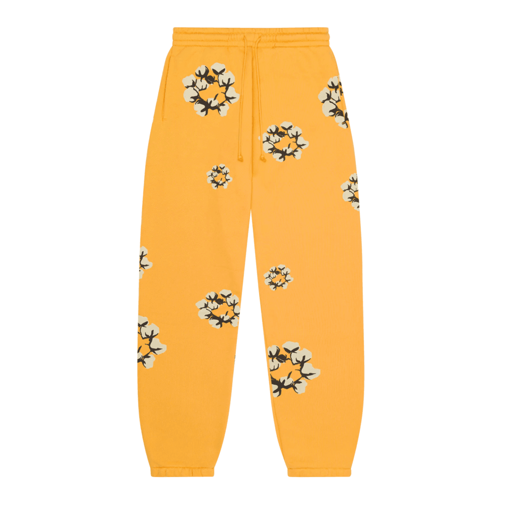 Denim Tears x CPFM Cactus Tears Wreath Sweatpants Yellow